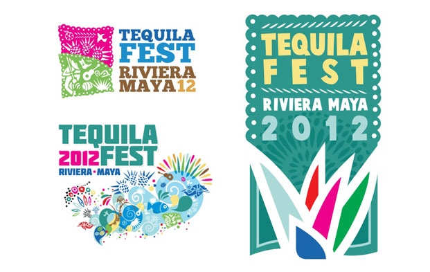 Propuestas de Logotipo para Tequila Fest en Riviera Maya