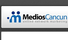 Desarrollo de sitio web, diseño de logotipo para Medios Cancun