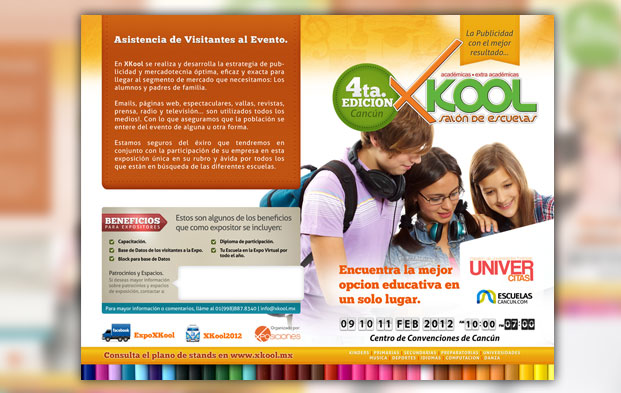 Desarrollo de pagina de Internet para Escuelas en Cancun